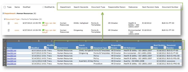 Exporting Libraries to Excel