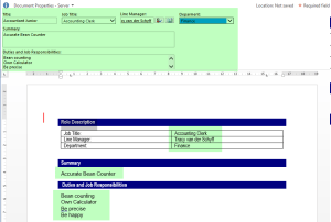 Document Property Panel