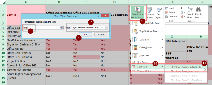 Conditional Formatting 3