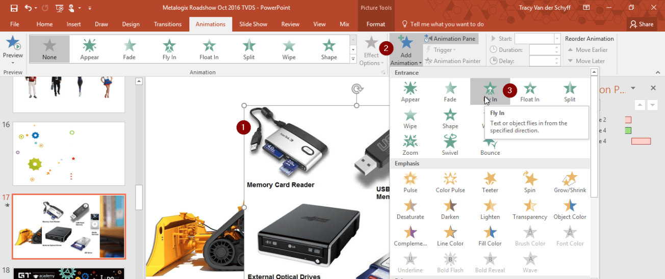 Day 232 – Using Animations in your PowerPoint Presentations – Tracy van ...