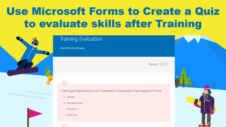 #Microsoft365 Day 241: Create a Quiz with Microsoft Forms – Tracy van ...