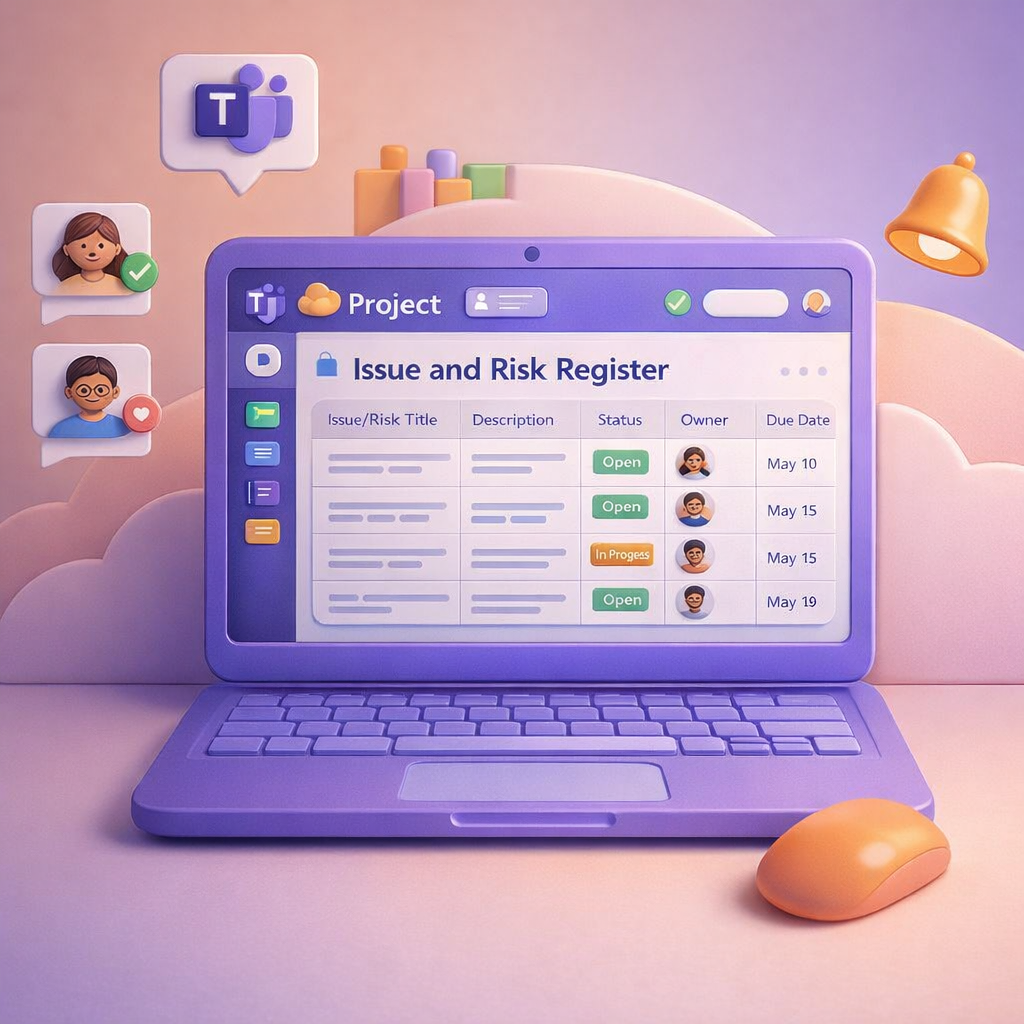 Turn Chaos into Clarity: Build a Simple Risk & Issue Register with Teams + Copilot